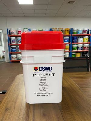 1-25L Container de balde de plástico de cor quadrada e branca de qualidade alimentar para personalização