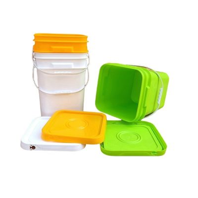 GAP/ISO/FDA Certificado IML Impresso Cão e gato Alimentos para animais de estimação Balde Quadrado Retangular Barril Balde