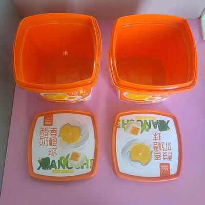 1L 2L 3L 4L 5L balde de plástico forno de microondas de qualidade alimentar recipiente de balde de pipoca