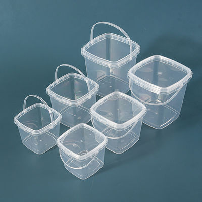1L 2L 3L 4L 5L balde de plástico forno de microondas de qualidade alimentar recipiente de balde de pipoca