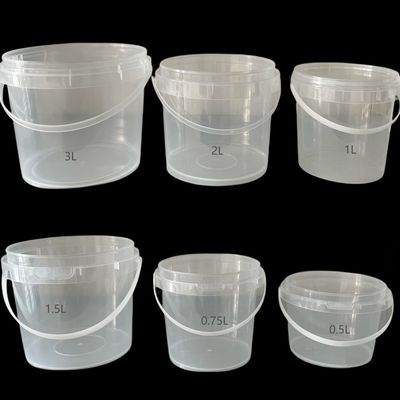 Reciclar 1 -25 litros de recipiente de embalagem redonda personalizado