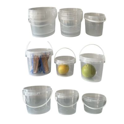 Reciclar 1 -25 litros de recipiente de embalagem redonda personalizado