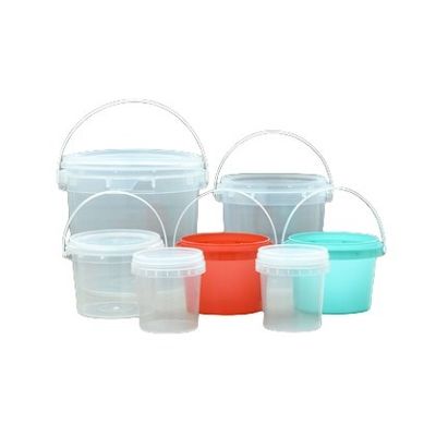Recipiente de rebuçados transparente com baldeiras, tampa e alça 200 ml 300 ml 500 ml 750 ml 1L 2L 3L