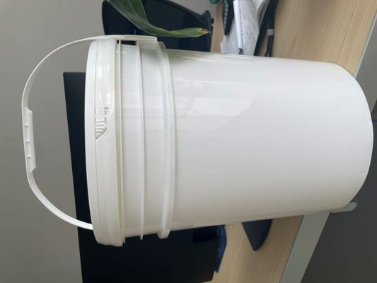 5 kg e 10 kg recipiente de tinta de balde de plástico com tampa para embalagens de alimentos para animais de estimação