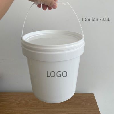 Balde de plástico de reciclagem de cor transparente com tampa 8oz 18oz 24oz 32oz de qualidade alimentar redonda