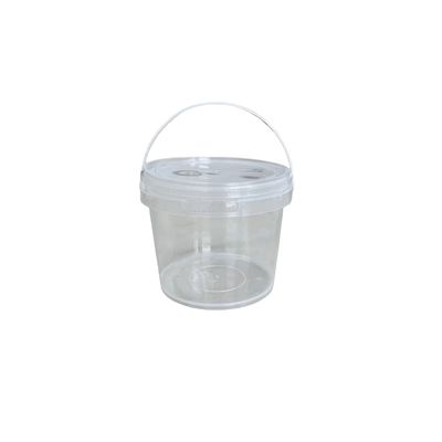 Recipiente de plástico de qualidade alimentar para doces de sorvete com tampa 200ml 300ml 500mL 750ml 1L