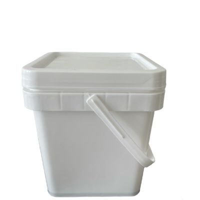 Balde de plástico quadrado personalizável para armazenamento de nozes brinquedos produtos químicos e fertilizantes