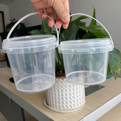 300 ml 500 ml 750 ml 1 L recipiente de comida em balde claro Ideal para lanches e refeições em movimento