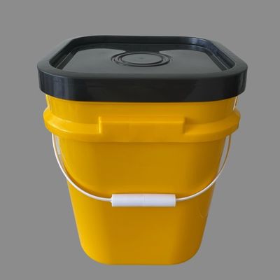 Cobre de plástico quadrado de 25L com e tela de seda/transferência de calor/impressão IML