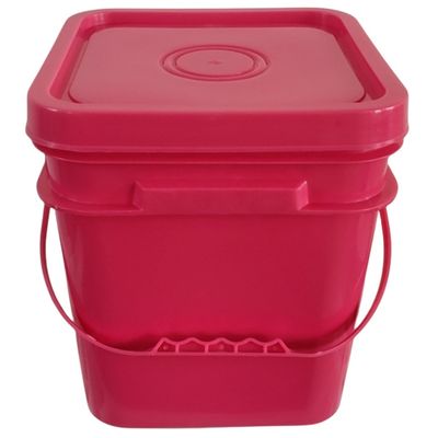 Container de plástico quadrado de 20L com certificação GAP/ISO/FDA e design personalizável