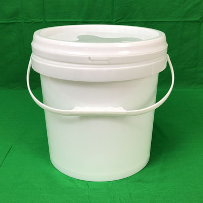1.0 a 2.5 MM Espessura 10 kg Balde de tinta de plástico de PP com tampa GAP/ISO/FDA Certificado