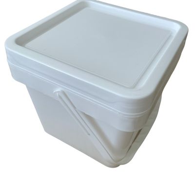 Balde de plástico certificado GAP/ISO/FDA com 4 lados