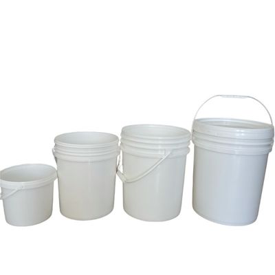 Personalize seus recipientes de alimentos com balde de plástico de 5 galões e tampa de 20 litros