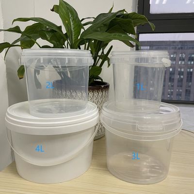 Reservatório de plástico personalizado à prova de vazamento 4L 5L 8L 10L 16L de alimentos com tampa