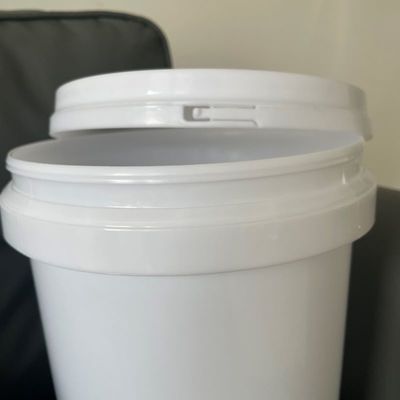 Balde de plástico de 6 litros com tampa personalizado e certificado pela GAP/ISO/FDA a partir de balde de plástico