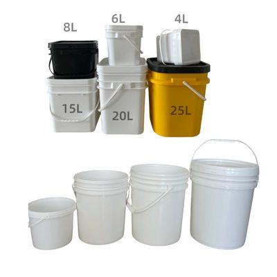 1L-25L balde de plantas de plástico com tampa à prova de vazamento balde durável e espesso 1,0-2,5 MM