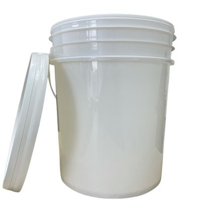 1.0 a 2,5 mm Espessura 5 galões Balde com tampa de cachimbo e método de impressão de serigrafia