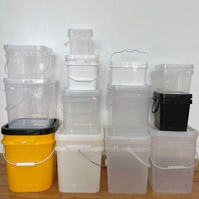 Fornecimento direto de sementes de alimentação de espessura de 1,0 a 2,5 mm balde de plástico quadrado balde para ferramenta