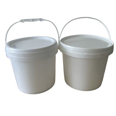 Customize Logotipo amarelo HDPE 1 galão balde de plástico para embalagem de sorvete