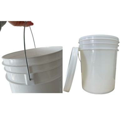 5L 5 galões balde 20L balde de plástico com tampa para alimentos grau amarelo GAP/ISO/FDA certificado