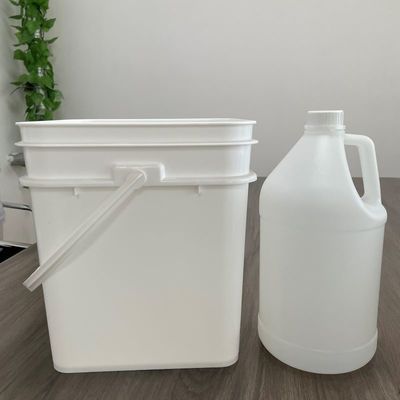 1 galão de balde quadrado com garrafa e balde de plástico Impressão personalizada transferência de calor IML