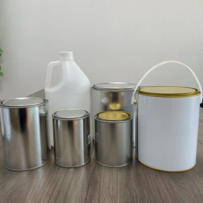 1 galão de balde quadrado com garrafa e balde de plástico Impressão personalizada transferência de calor IML
