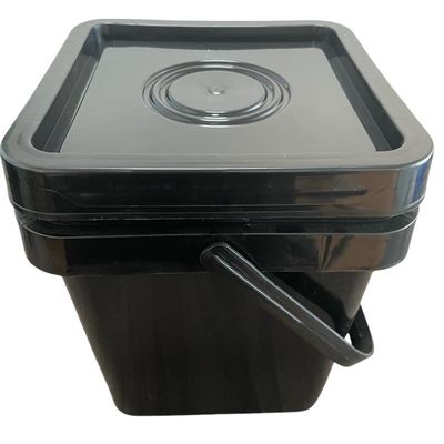 Container de balde de plástico quadrado para minerais 3L a 20L Aplicações industriais