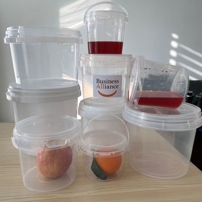 1L 2L 3L 4L 5L 6L 8L balde de plástico para armazenamento de alimentos