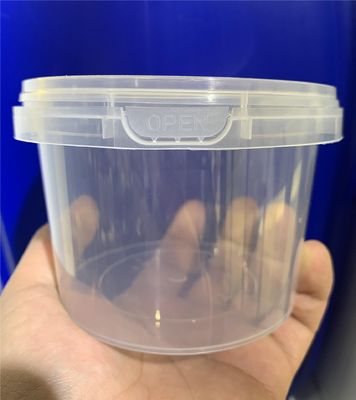 Prova de vazamento e personalização versátil Yogurt Cheese Bucket em balde de plástico com tampas