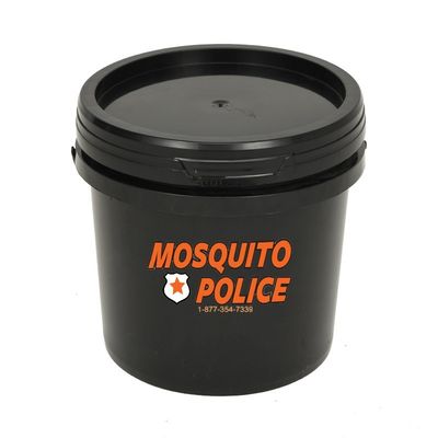 Balde de plástico redondo quadrado de 300 ml de 25L com tampa e alça de espessura de 1,0 a 2,5 mm