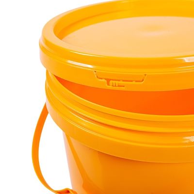 Balde de plástico redondo quadrado de 300 ml de 25L com tampa e alça de espessura de 1,0 a 2,5 mm