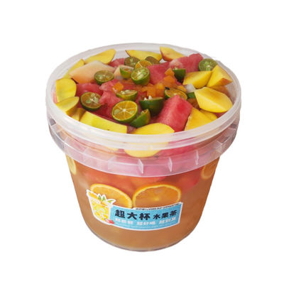 1.0 a 2.5 MM Espessura recipiente de bebidas doces balde de alimentos com validação GAP/ISO/FDA