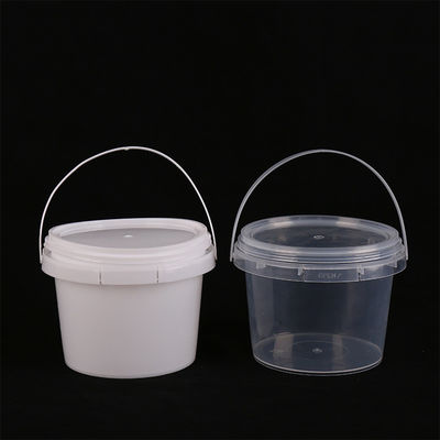 Customize recipiente de plástico pequeno balde de plástico com capacidade de 500ml e acessórios
