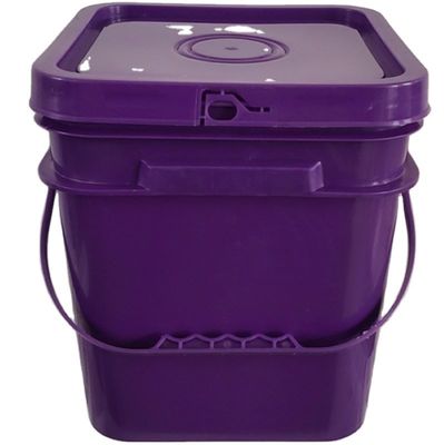 Cobre de plástico redondo 1L-25L personalizado com impressão IML e impressão de transferência de calor