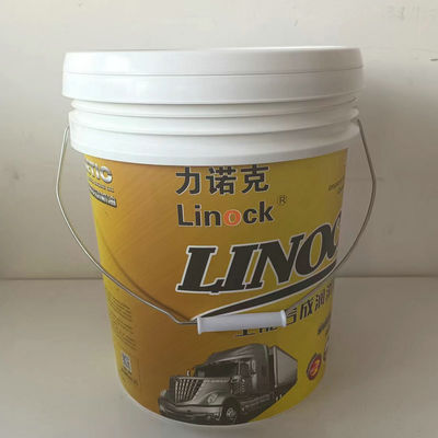 Reciclar Customizar balde de plástico de 15L com tampa e balde forte com alça de metal