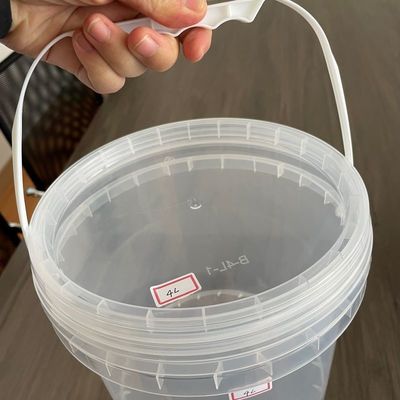 recipiente de gelado balde de plástico de qualidade alimentar com tampa e alça espessura de 1,0 a 2,5 mm