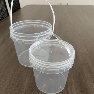 recipiente de gelado balde de plástico de qualidade alimentar com tampa e alça espessura de 1,0 a 2,5 mm