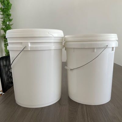 Balde de plástico HDPE transparente 3L 5L 8L recipiente de alimentos com espessura de 1,0-2,5 MM