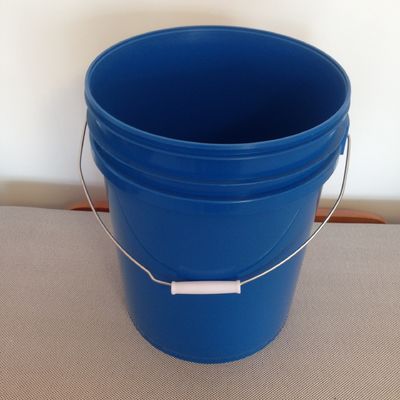 Balde de plástico de 5 galões certificado pela GAP/ISO/FDA e opções de impressão personalizadas