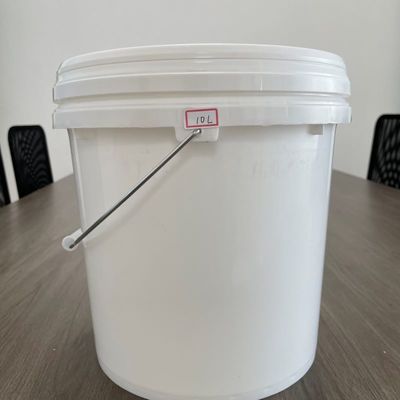 2L 4L 8L 10L 16L Balde de plástico branco de PP com certificado de tampa FDA