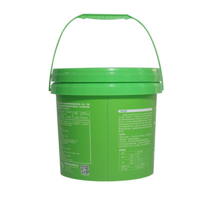 Fornecimento de baldes industriais de 500 ml Balde de plástico branco ou transparente com tampa e alça