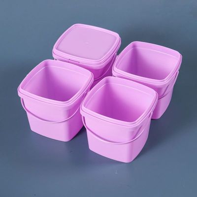 300 ml 500 ml 750 ml baldes de plástico personalizados com tampa para iogurte gelado alho pasta e molho