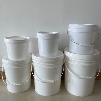 Customize 1-25L balde de plástico com tampa e manuseio Solução de armazenamento anti-impacto durável