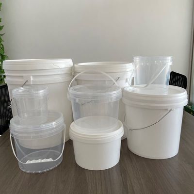 1L 2L 3L 4L 5L 6L 8L 10L recipiente de plástico redondo para uso alimentar, feito de material HDPE