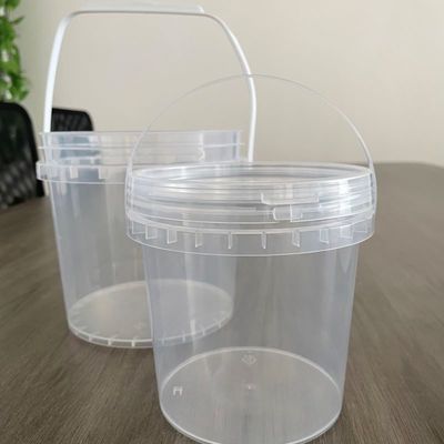 Balde de plástico HDPE de qualidade industrial 3.8L com tampa Durável e prático