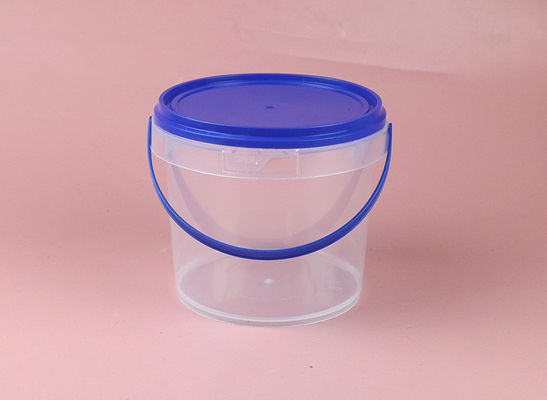 Embalagem para bebidas e alimentos Contenedor de plástico redondo com tampa 1L 2L 3L 4L 5L