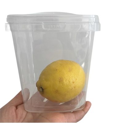 1.0-2,5 mm Espessura Container de barra de balde brilhante de fácil abertura com alça conveniente