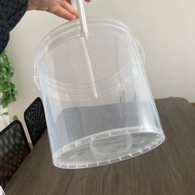 1.0-2,5 mm Espessura Container de barra de balde brilhante de fácil abertura com alça conveniente