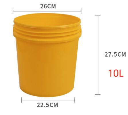 10 litros de balde de plástico impresso IML Solução de embalagem durável e personalizável
