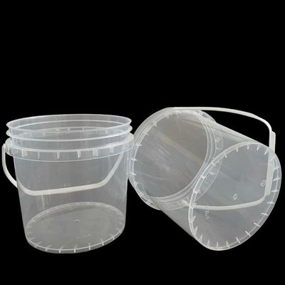 1.0 a 2.5 MM Espessura Balde de plástico transparente de qualidade alimentar para ferramentas de frutos do mar Incluído